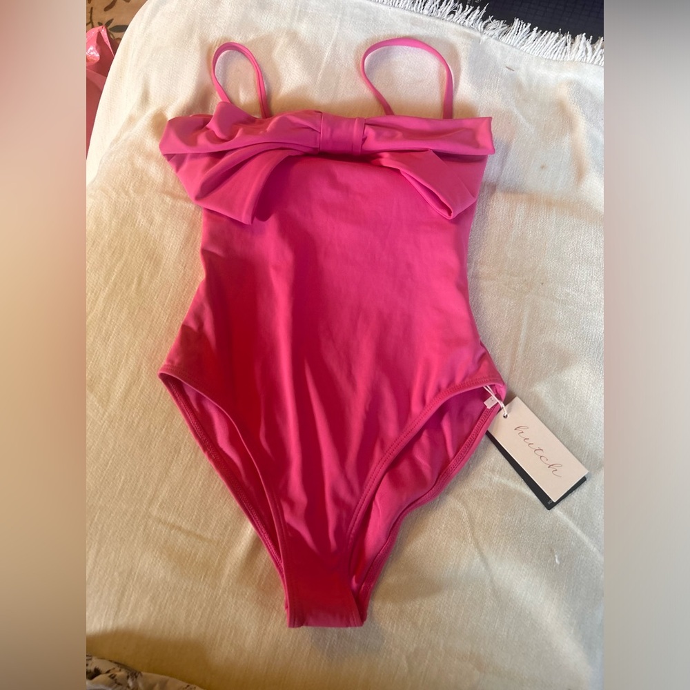 Hutch Hot Pink Swim Top